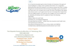 The Money Game – Financial Literacy Program – Call To Schedule- We can come to you GS Meeting!
