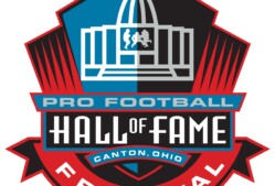 Volunteer at the Pro Football Hall of Fame Enshrinement Festival