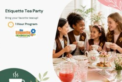 Etiquette Tea Party – 1-Hour Program